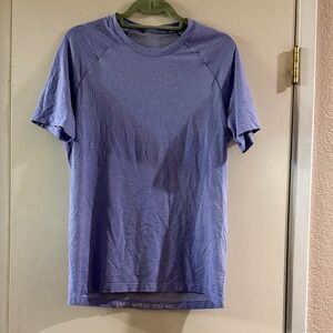 Lululemon Metal Vent Tech Short Sleeve Purple Seamless Training Shirt